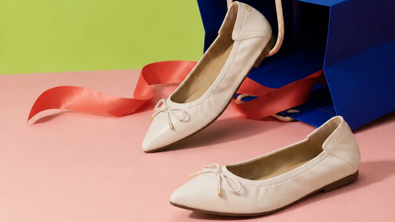 Pointed-Toe Ballet Flats