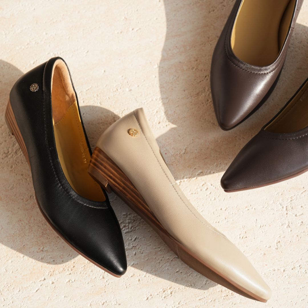 Pointed-Toe Wedge Pumps