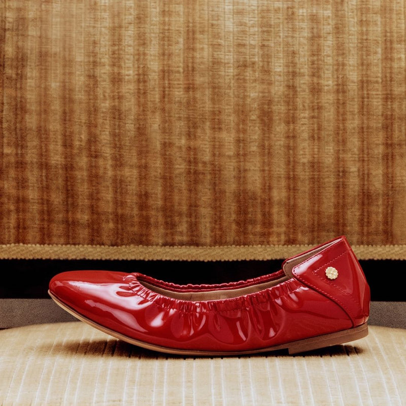 Patent Ballet Flats