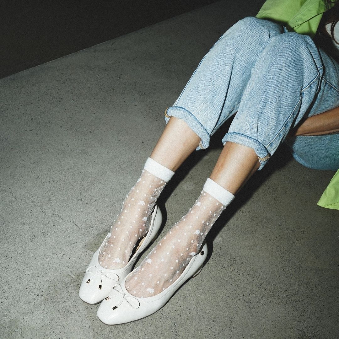 Ballet Pumps - Ivory