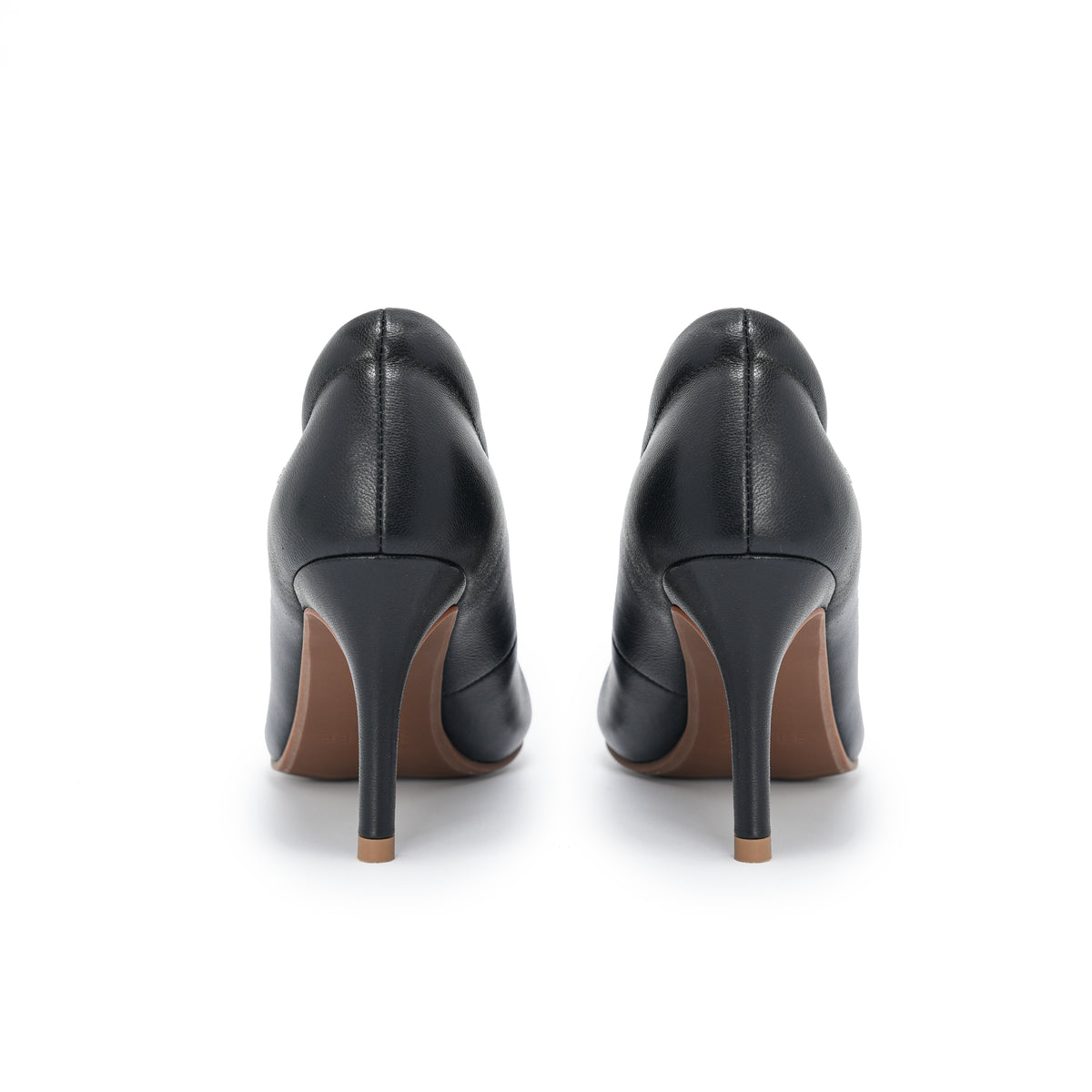 Pointed-Toe Stiletto Pumps - Black
