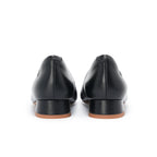 Pointed-Toe Block Heel Pumps - Black