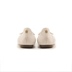 Pointed-Toe Ballet Flats - Ivory