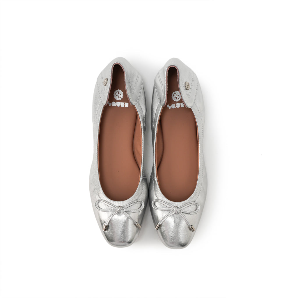 Ballet Flats - Silver