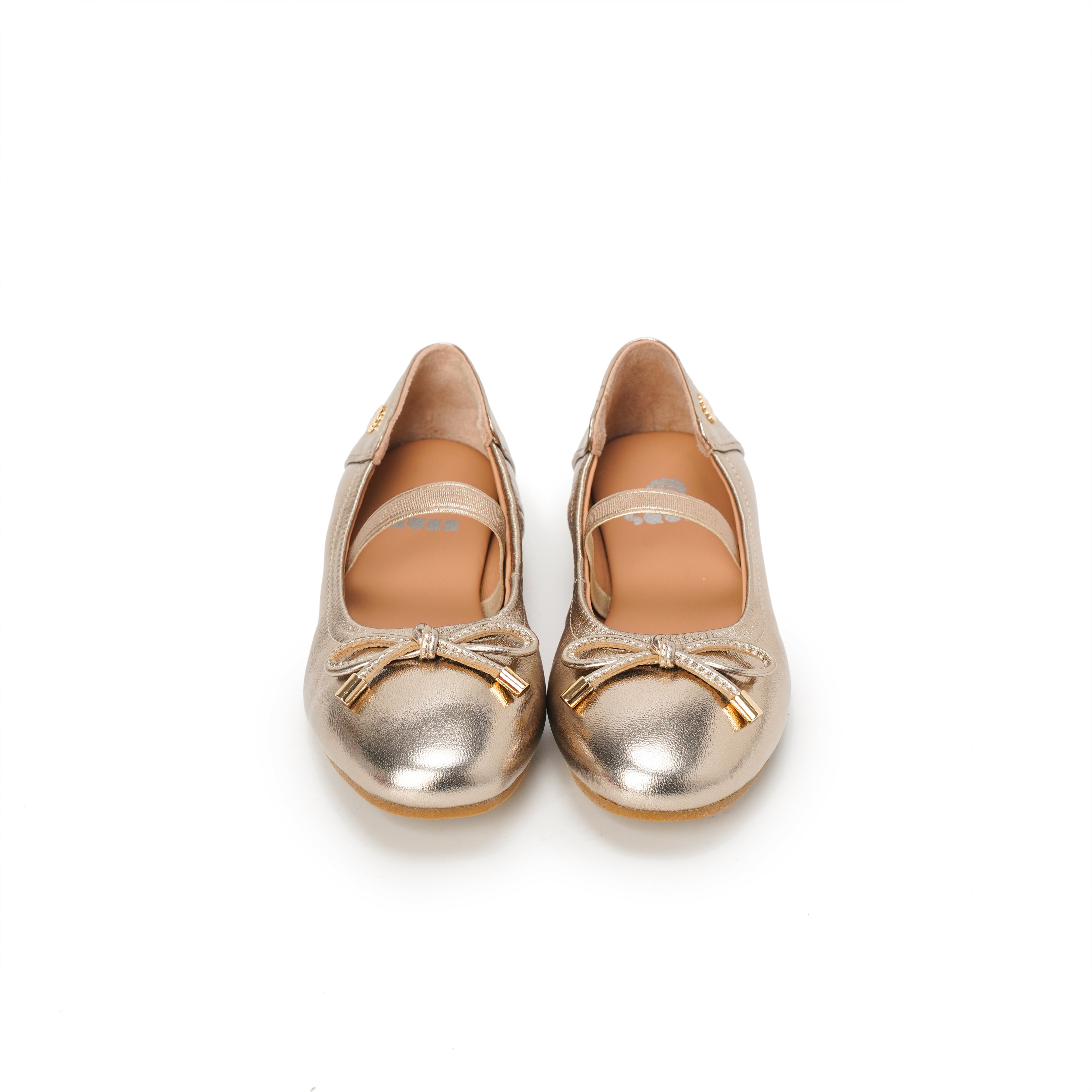 Kids Ballet Flats - Champagne