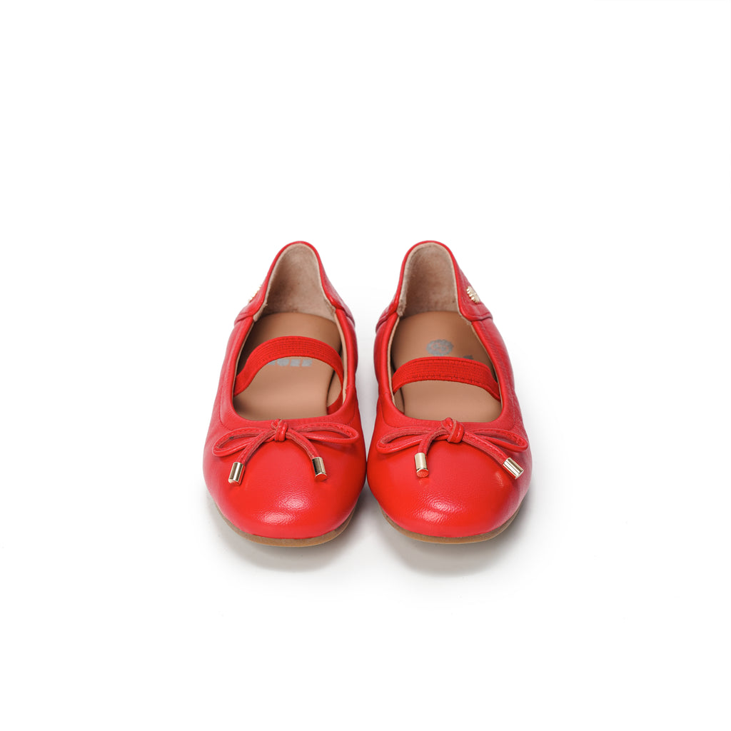 Kids Ballet Flats - Red