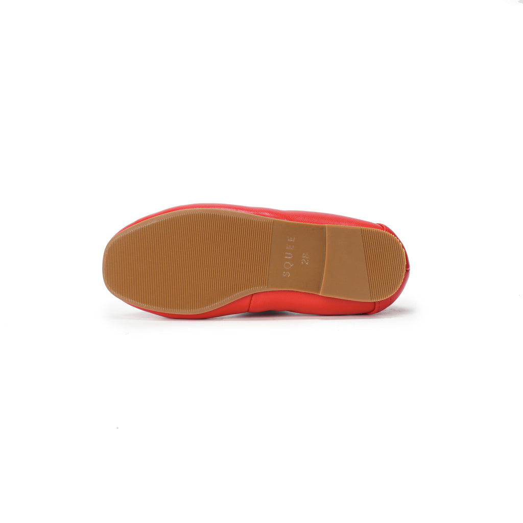 Kids Ballet Flats - Red
