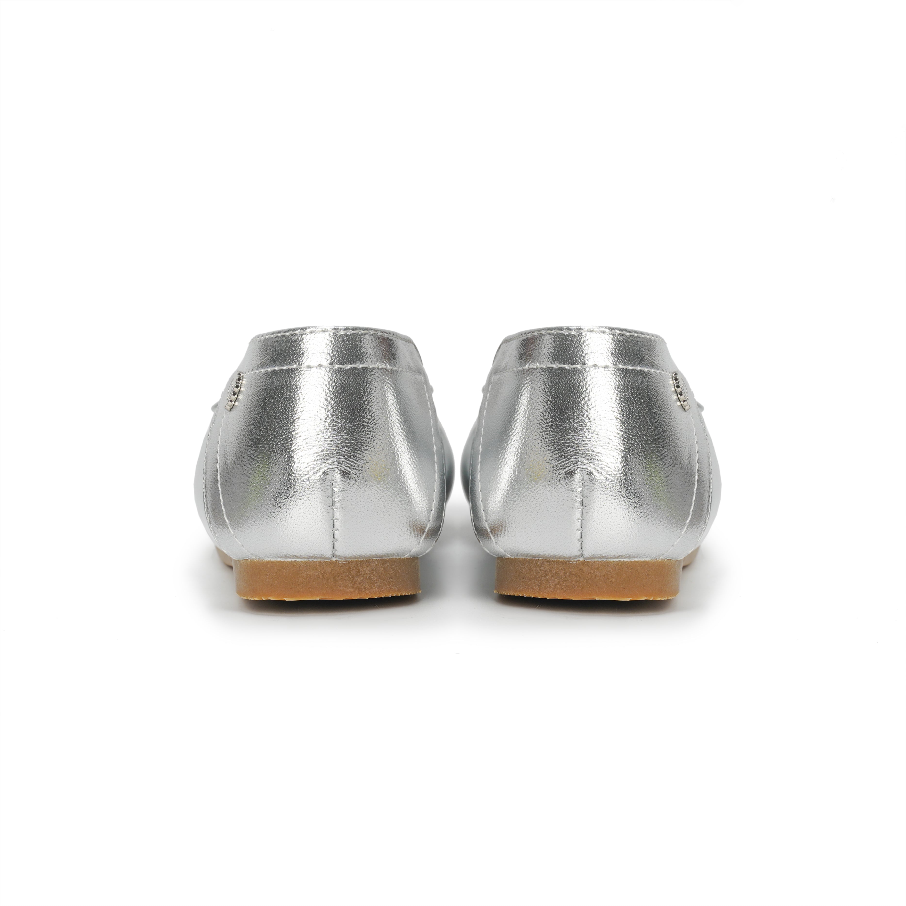 Kids Ballet Flats - Silver