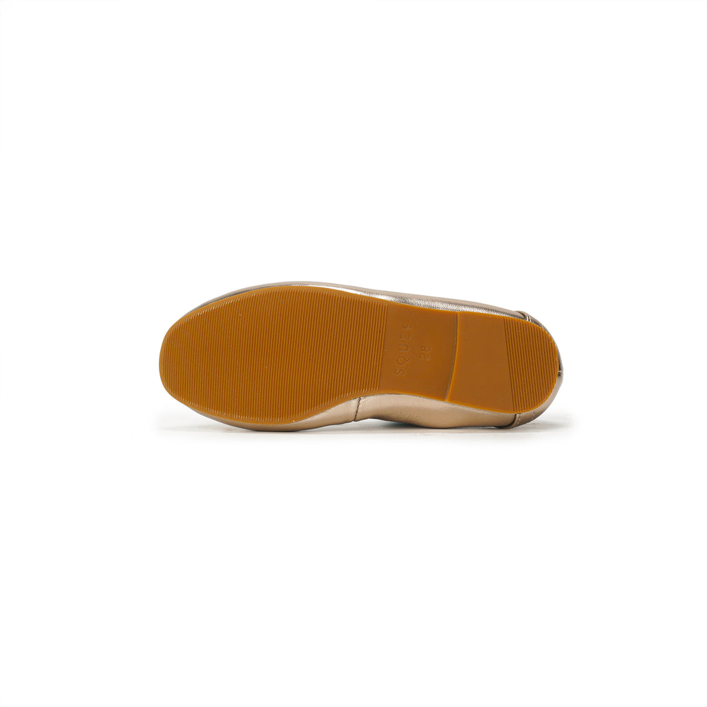 Kids Ballet Flats - Champagne