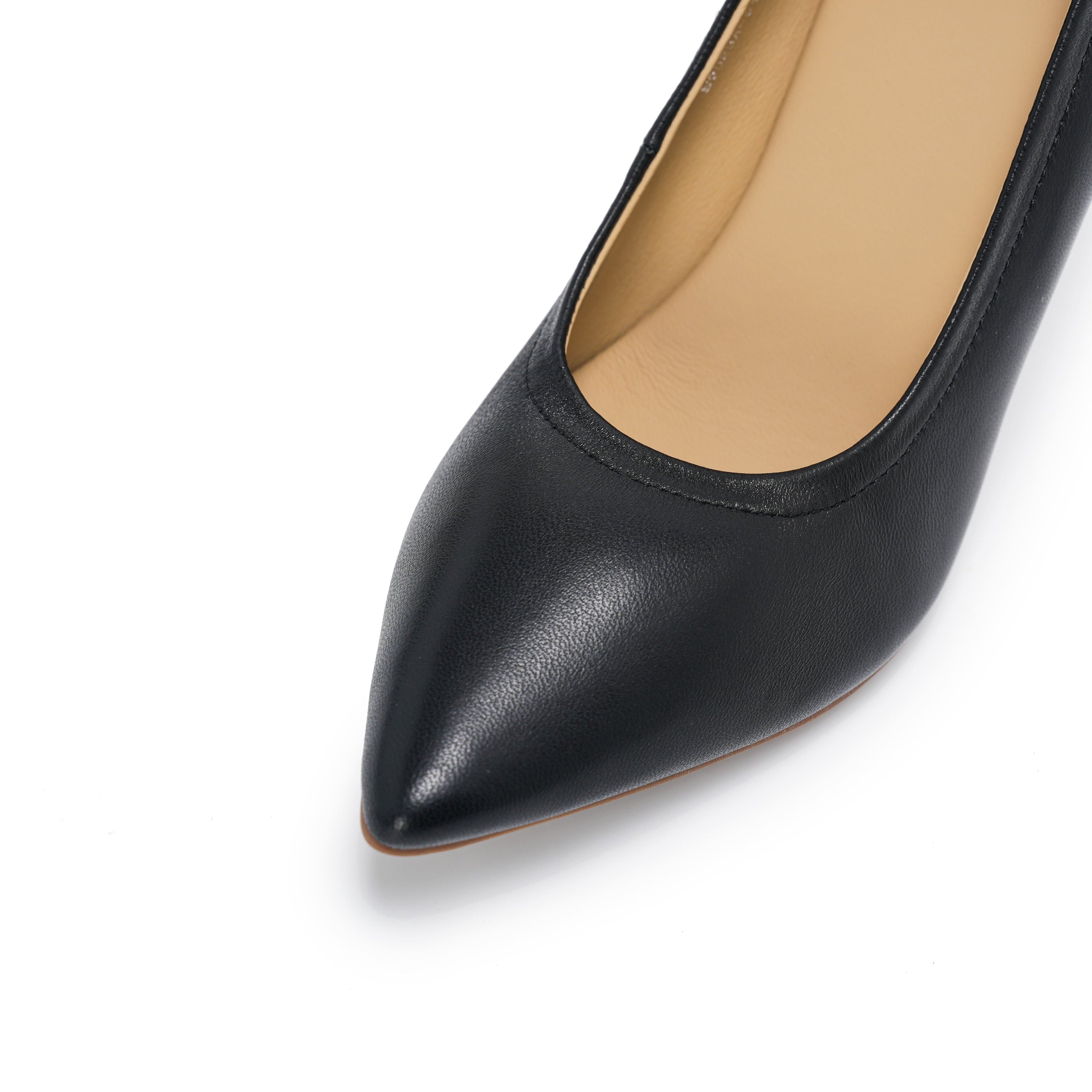 Pointed-Toe Stiletto Pumps - Black