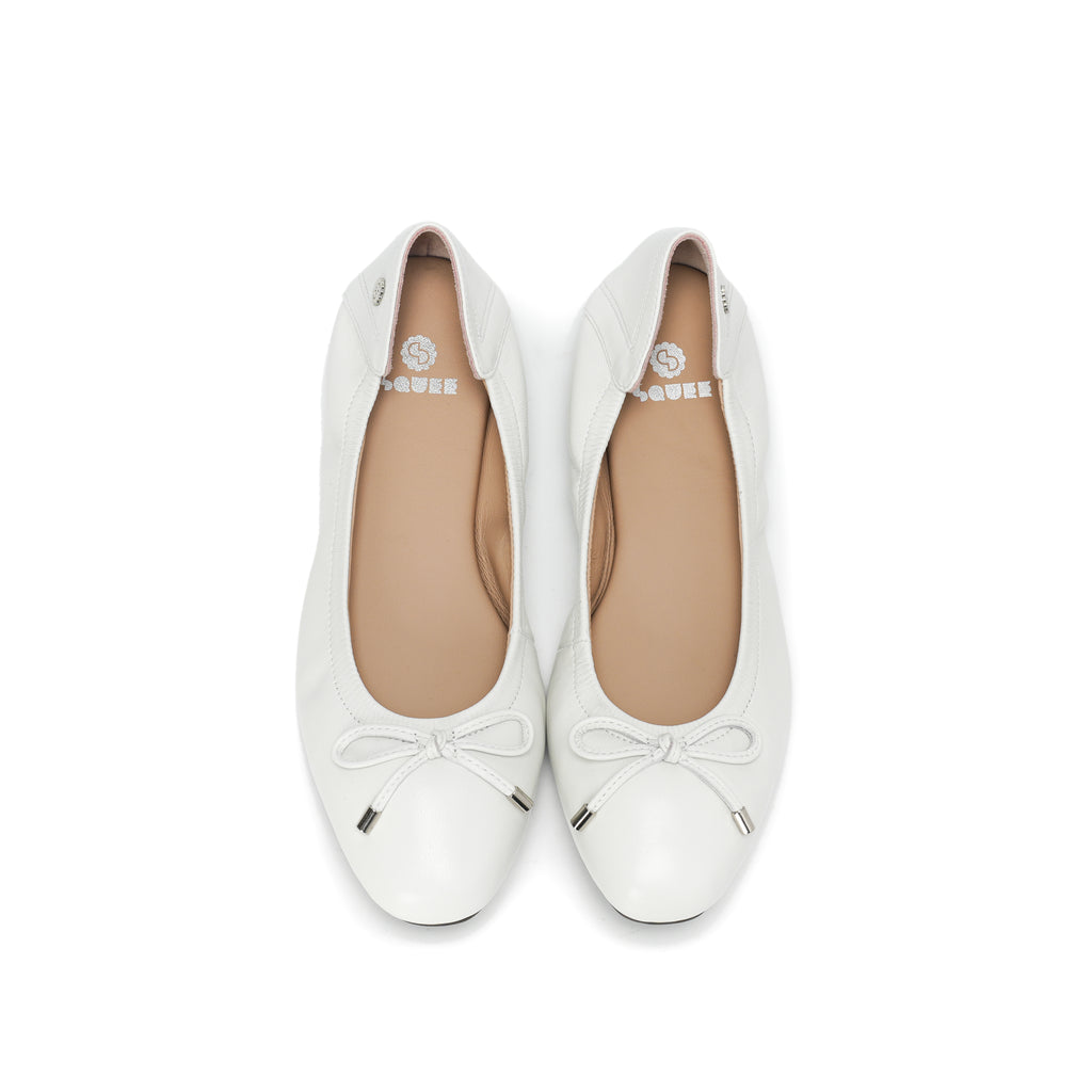 Ballet Flats - White
