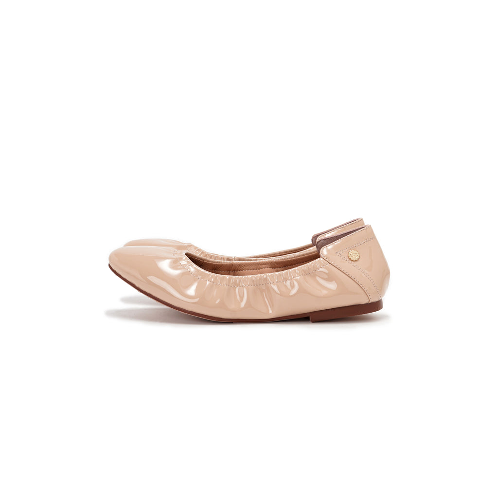 Patent Ballet Flats - Beige (IG LIVE)