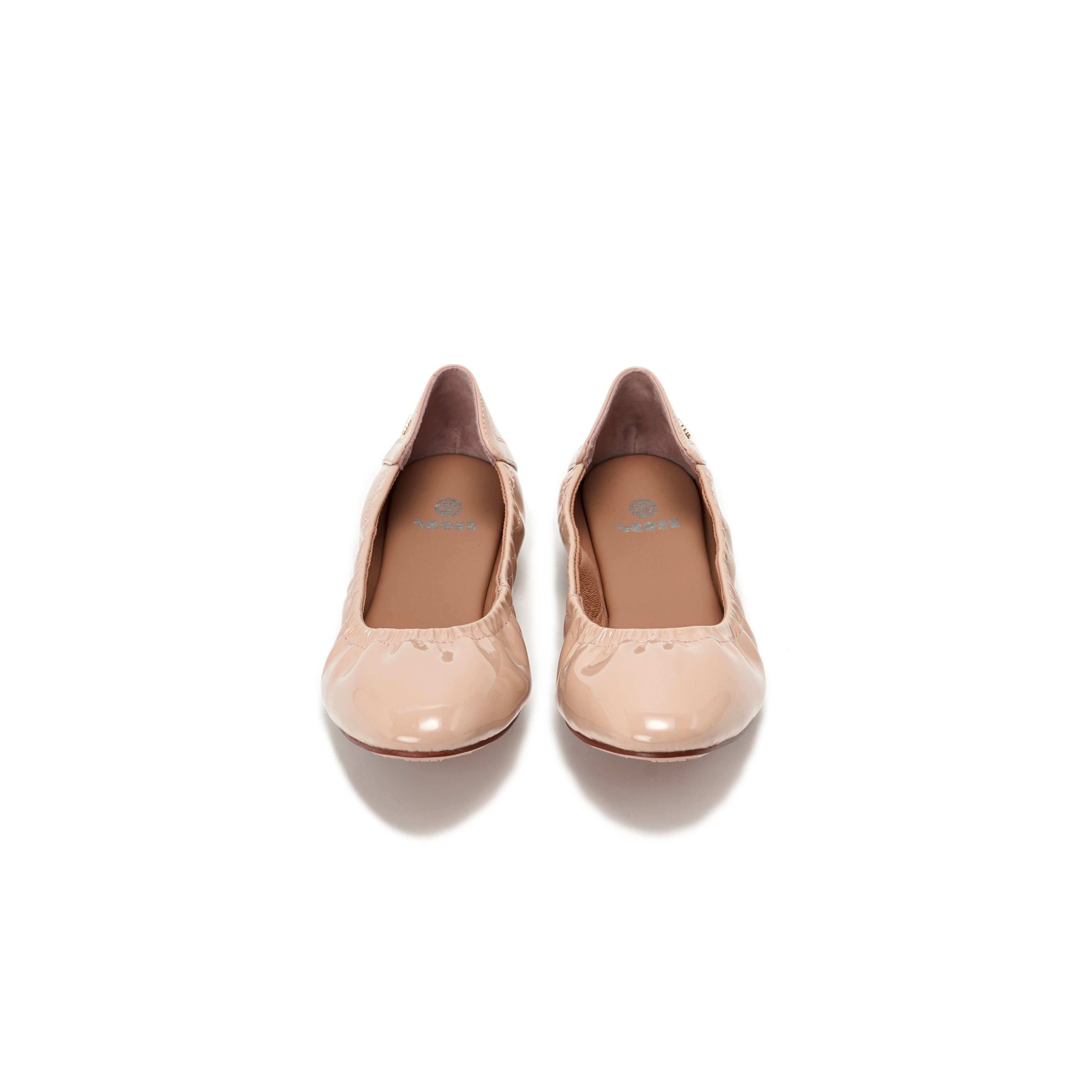 Patent Ballet Flats - Beige (IG LIVE)
