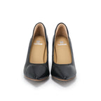 Pointed-Toe Stiletto Pumps - Black