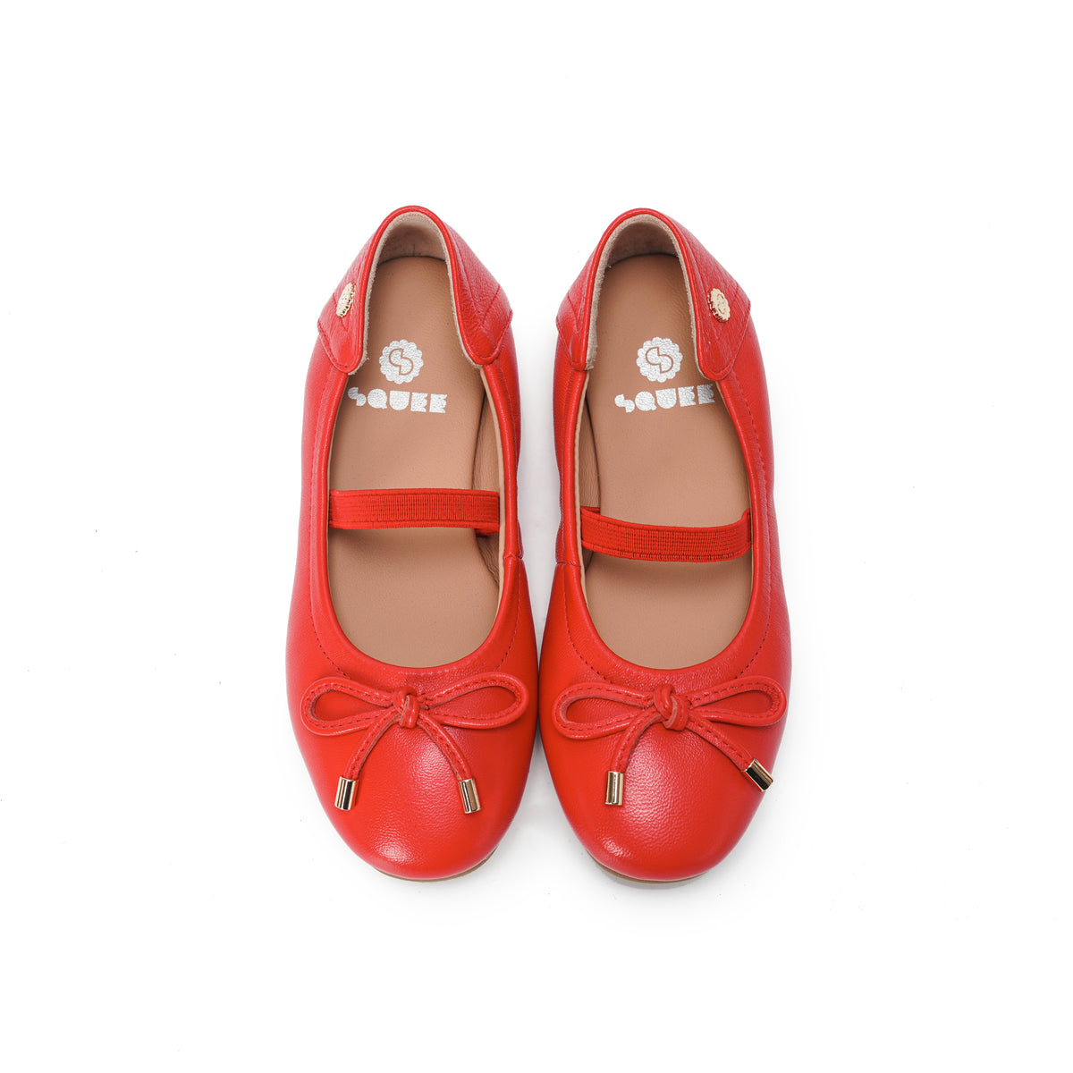 Kids Ballet Flats - Red