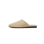 Square-Toe Slip On Mules - Nude